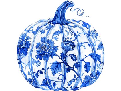 Nažehlovačka Dýně se vzorem (ROZMĚRY velikost 20 cm)