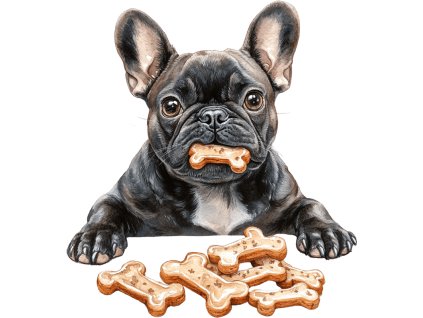 Nažehlovačka Buldoček a vánoční cukroví (ROZMĚRY velikost 6 cm)