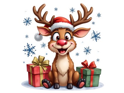 Nažehlovačka Sobík a dárečky (ROZMĚRY velikost 6 cm)