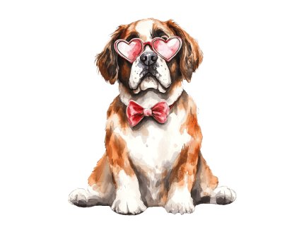 Nažehlovačka Berndardýn brýle srdce (ROZMĚRY velikost 20 cm)