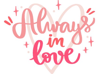 Nažehlovačka Alvways in love (ROZMĚRY velikost 6 cm)