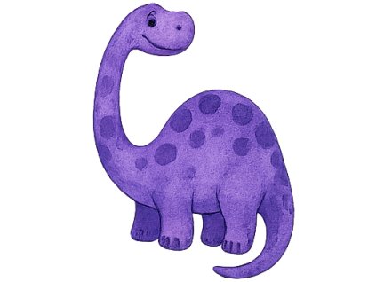 Nažehlovačka Brontosaurus (ROZMĚRY velikost 12 cm)