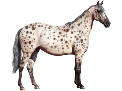 Nažehlovačka Apalůský kůň (ROZMĚRY velikost 6 cm)