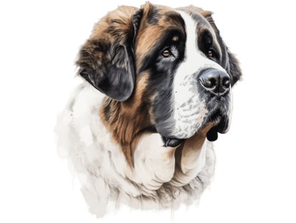 Nažehlovačka Bernardýn hlava (ROZMĚRY velikost 12 cm)