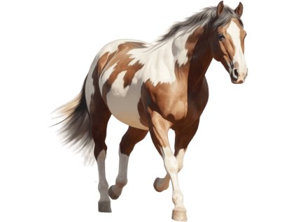 Nažehlovačka Americký strakatý kůň klus (ROZMĚRY velikost 20 cm)