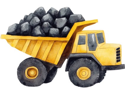 Nažehlovačka Auto sklápěč (ROZMĚRY velikost 6 cm)