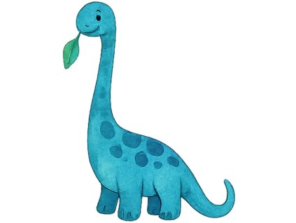 Nažehlovačka Brachiosaurus (ROZMĚRY velikost 6 cm)