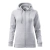 Trendy Zipper 411 Mikina dámská (Barva bílá, Varianta XS)