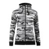 Camo Zipper C20 Mikina dámská (Barva camouflage gray, Varianta XS)