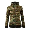 Camo Zipper C20 Mikina dámská (Barva camouflage gray, Varianta XS)