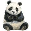Nažehlovačka Panda (ROZMĚRY velikost 12 cm)