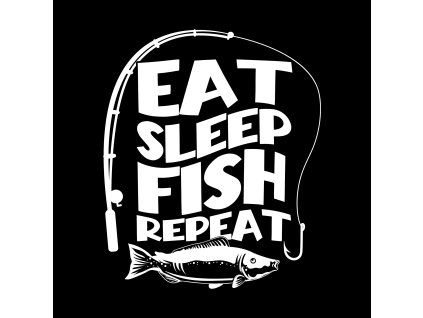 Čepice pro rybáře - Eat, Sleep, Fish