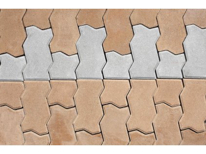 Dlažba zámková BEST BASE  tl.8cm standard 1/2 červená