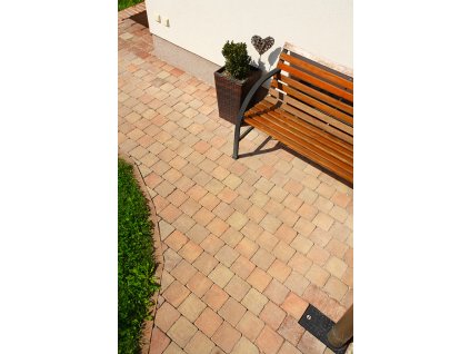 Dlažba zámková BEST LEGENDA II. tl.6cm ostařený colormix podzim