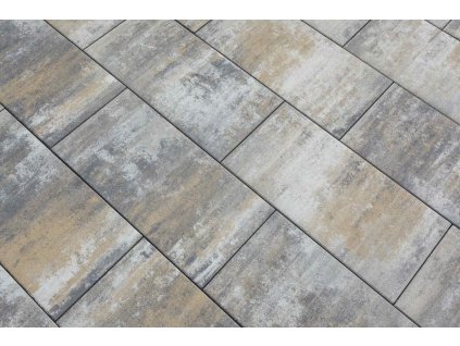 Dlažba betonová BEST BRILA 600x300x80mm samet ULTRA UV colormix arabica