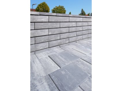 Tvarovka plotová BEST MAESTRA II koncová 300x600x150mm colormix brilant