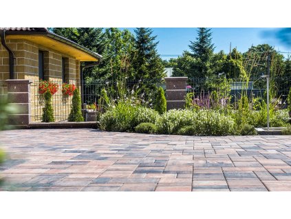 Dlažba betonová CS BETON VIA TECH tl.6cm standard colormix riente
