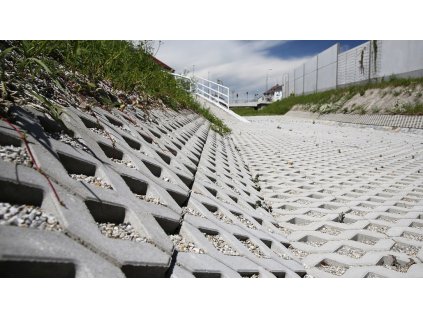 Dlažba vegetační tvárnice velká CS BETON 400x600x80mm šedá
