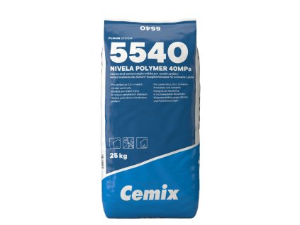 Samonivelační hmota Cemix 5540 NIVELA POLYMER 40MPa 25kg