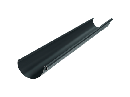 Pz žlab 250mm lakovaný RAL 9005 černá (Varianta 2bm/ks)