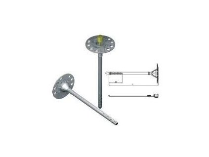 Hmoždinka talířová KOELNER KI-M 10/120mm kovový trn