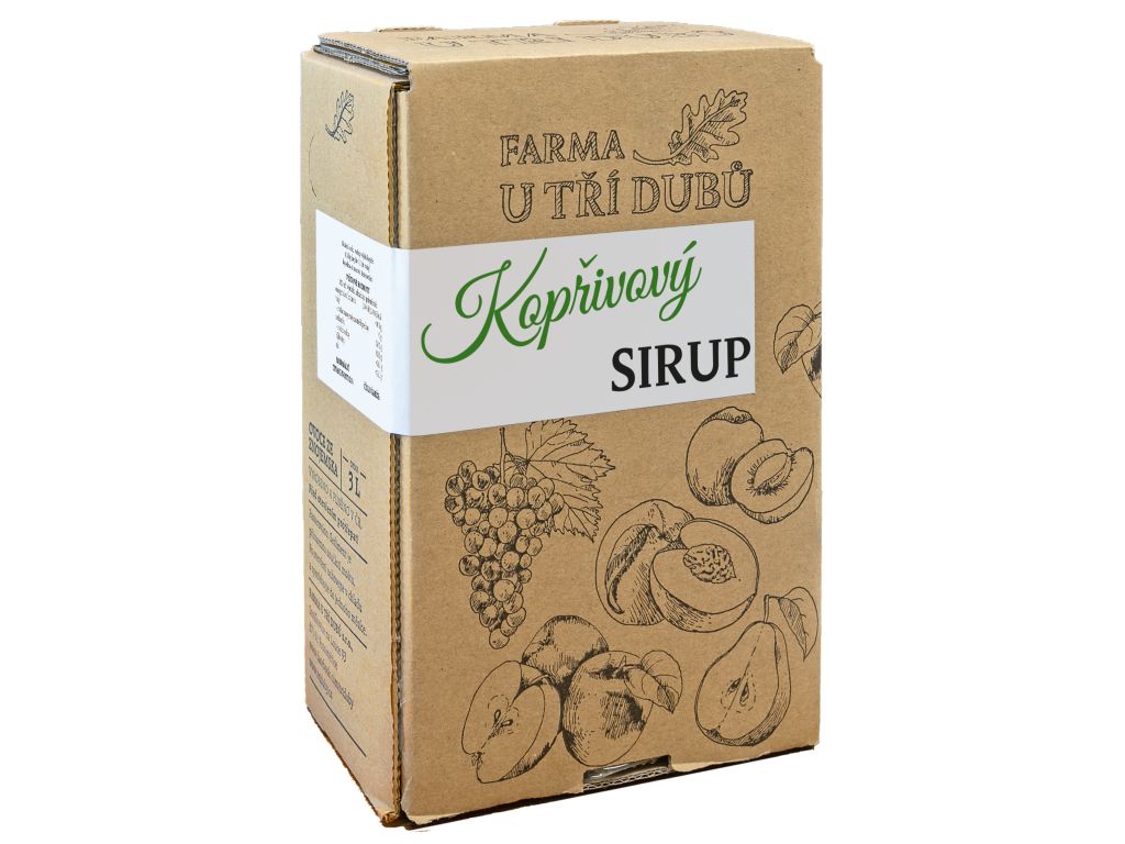 kopřivový sirup 3 L