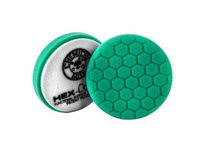 Zelený tvrdší lešticí kotouč Hex Logic (4 / 100 mm)"