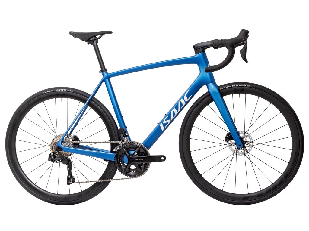 Cestný bicykel Isaac Vitron Galaxy Blue 105 Di2 L