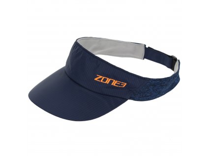 zone3 lightweight race visor navy front web