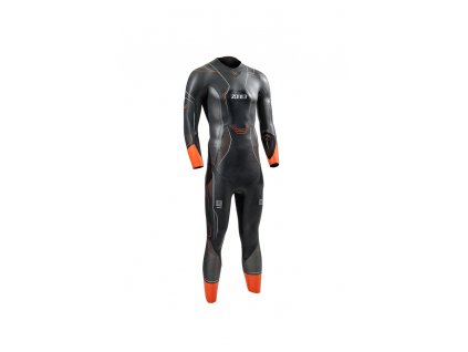 mens vanquish wetsuit wetsuit black orange ws22mvan101 f