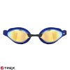 Plavecké okuliare Arena Air Speed Mirror Yellow Copper - Blue