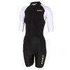Zone3 Triwear Lava Womens SS Trisuit Cutout White Front