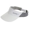 zone3 lightweight race visor white back web