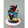 dětský dort spiderman Tři fazolky