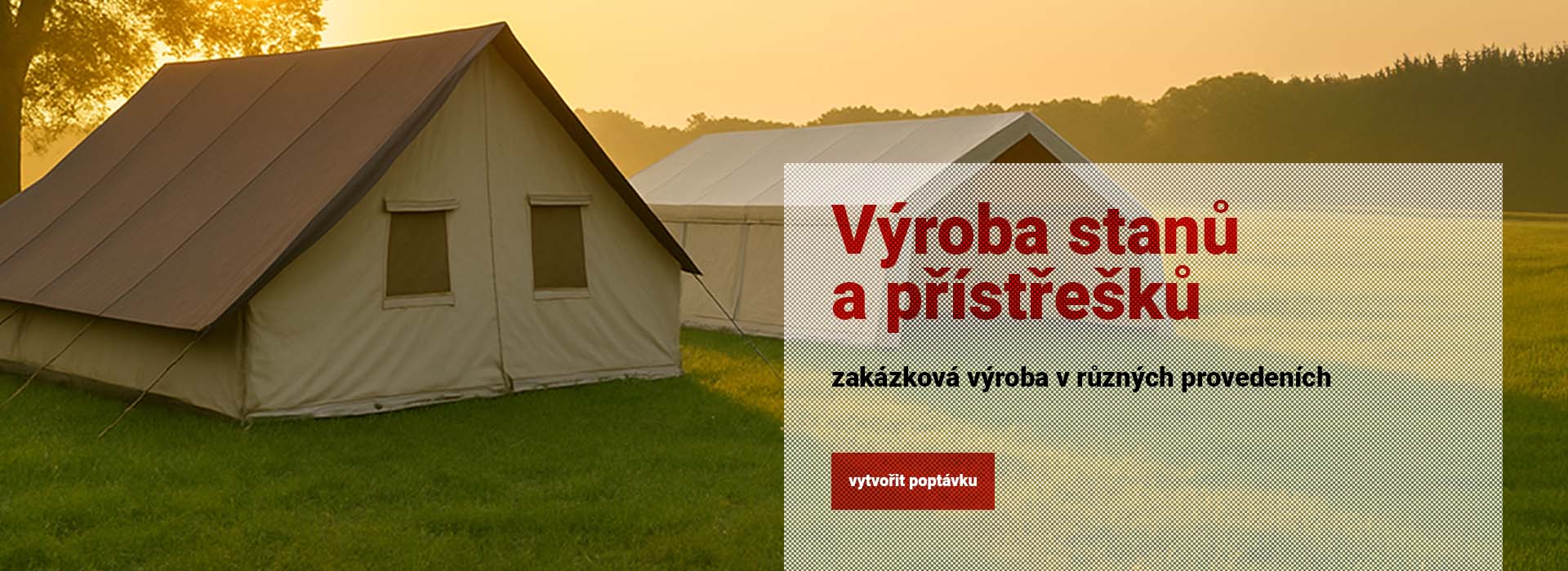 PC - Výroba stanů a přístřešků