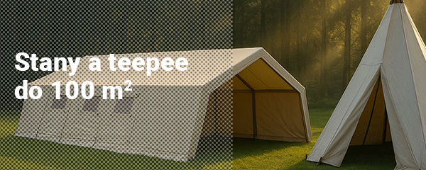 Stany a teepee do 100m