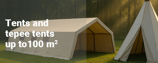 Tents and tepee tents