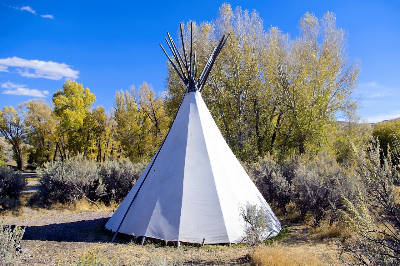 Tents and teepee tents