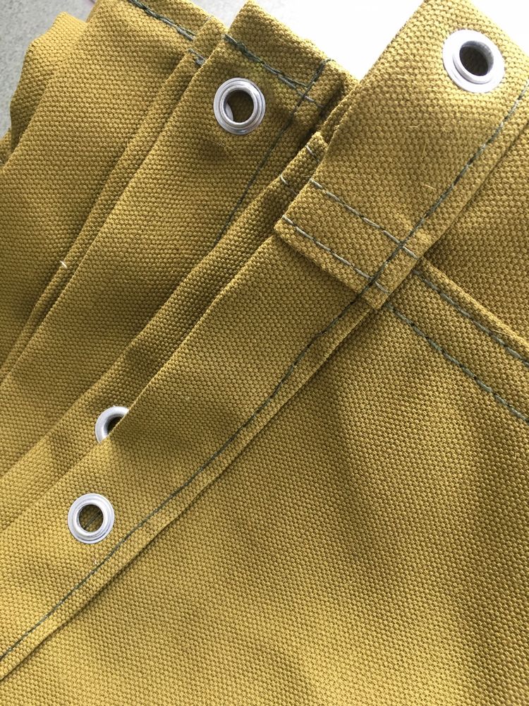 Flammability-reduced fabrics (450g/m2), 711 506 khaki OHIV