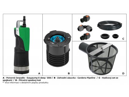 Sada prémium - velká zahrada a silné čerpadlo