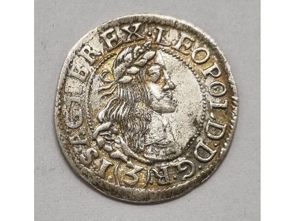 Leopold I. 3 Grajciar 1666 KB Kremnica