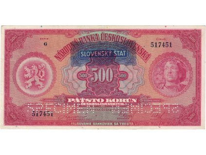 500 korun 1929:1939a1