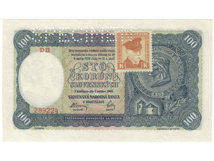 100 korun 1940a