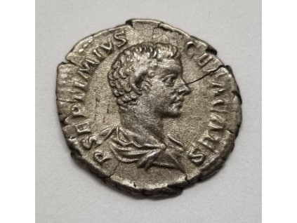 Geta Denár PONTIF COS