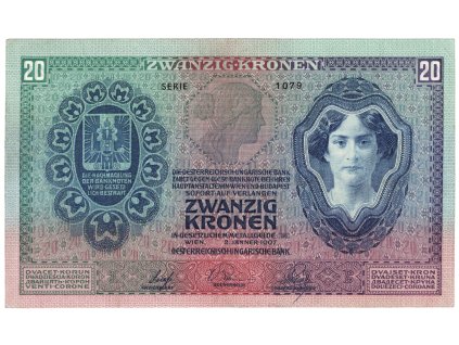 20 korun 1907 seria 1079