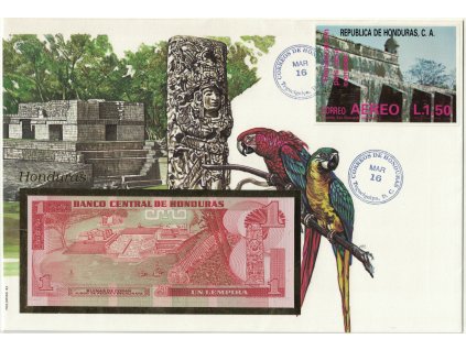 banknotenbrief Honduras obalka