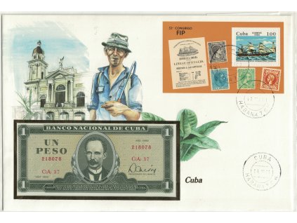 Obalka Kuba banknotenbrief Cuba
