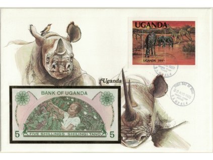 banknotenbrief obalka Uganda