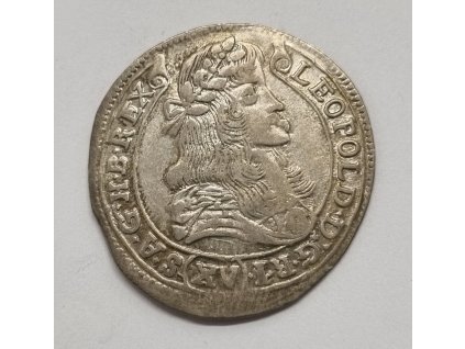 Leopold I. XV Grajciar 1679 KB Kremnica
