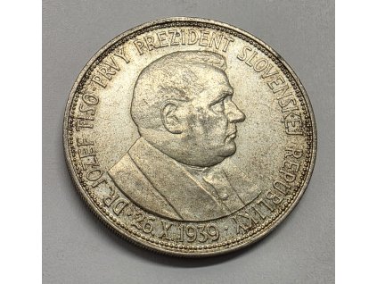 20 Koruna 1939 Dr. Jozef Tiso